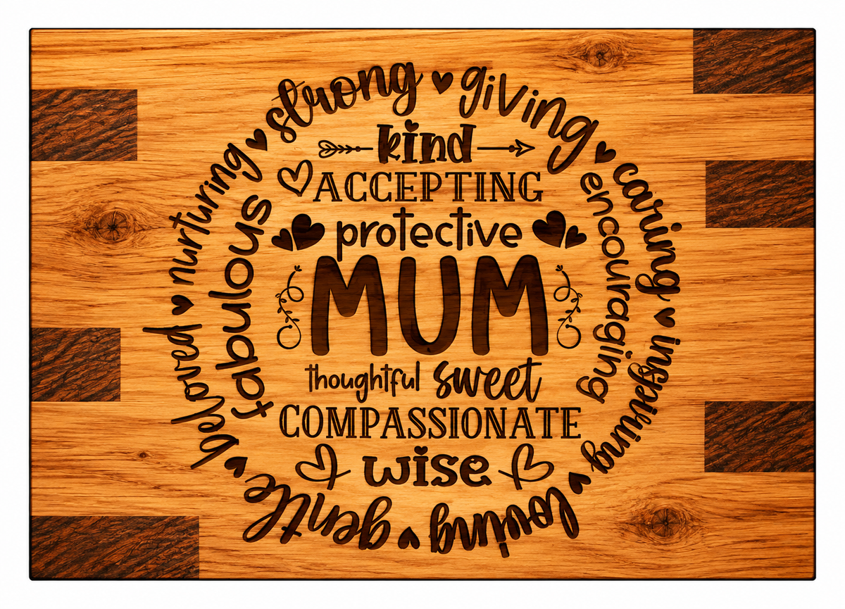 Mum chopping board