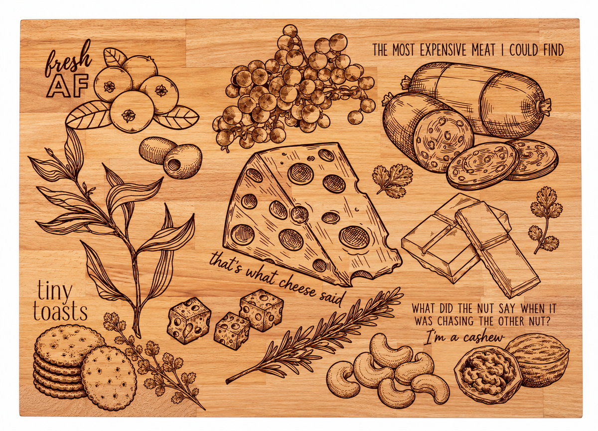 Fresh AF chopping board