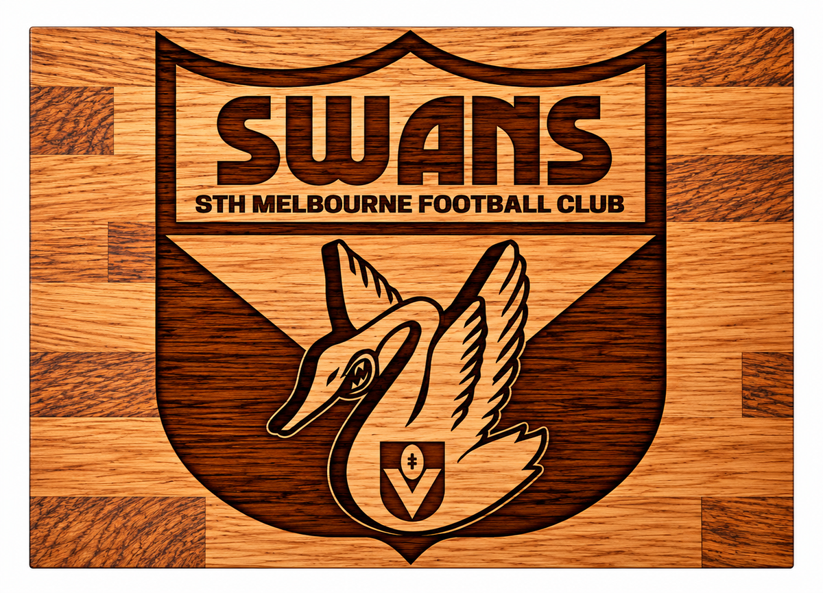 Swans Chopping Board