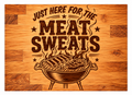 Meat sweats chopping board