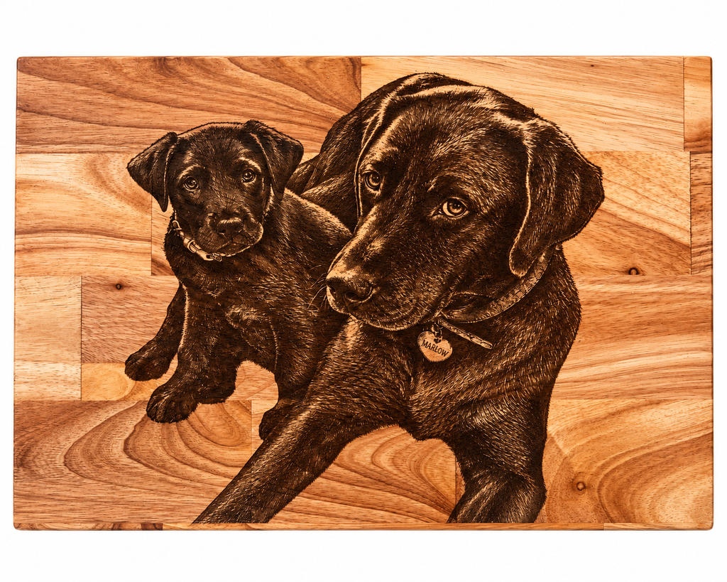 CUSTOM PET PORTRAIT Chopping Board