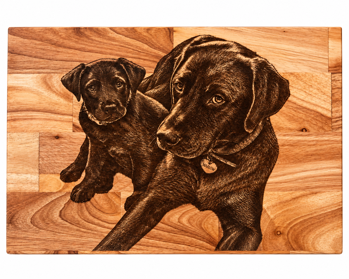 CUSTOM PET PORTRAIT Chopping Board