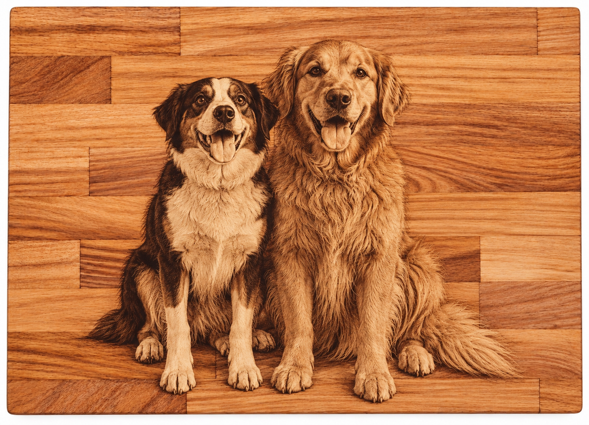 CUSTOM PET PORTRAIT Chopping Board